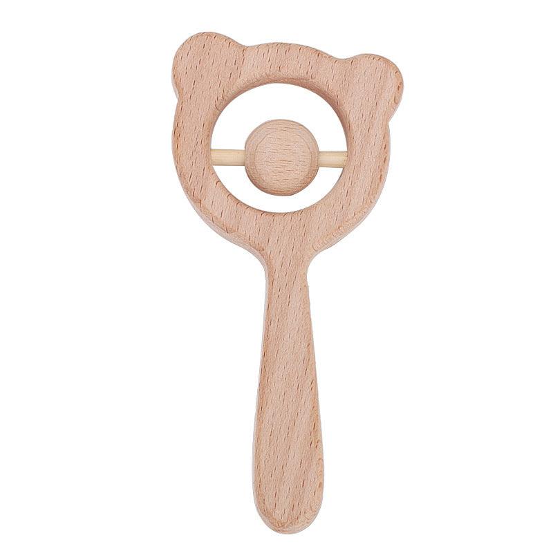 My Cute Bear Rattle - The Walnut Wood
