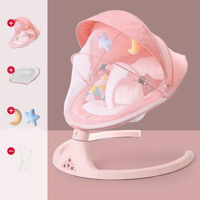 Adjustable Electric Baby Rocker - The Walnut Wood