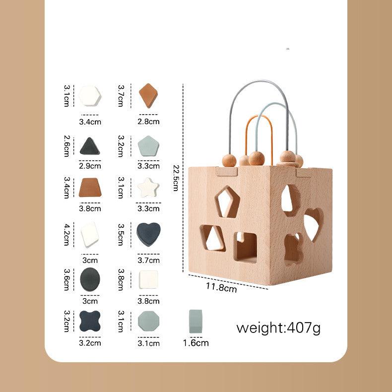 Geometric Play Box - The Walnut Wood