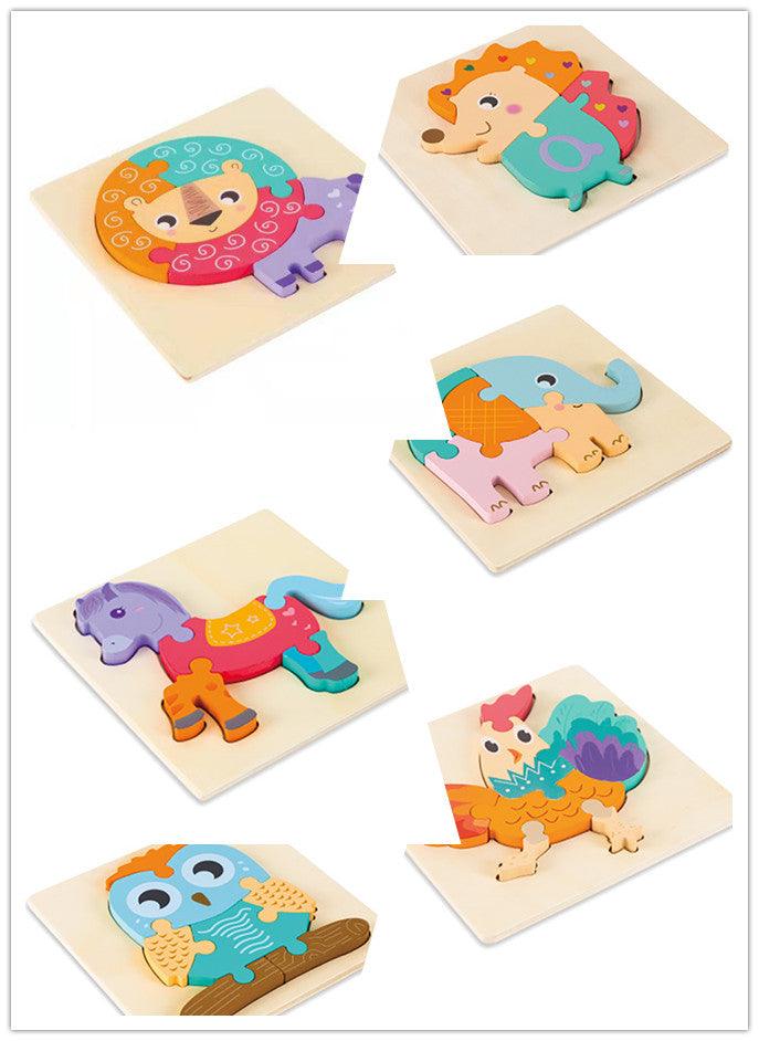 Fun Animal Puzzles - The Walnut Wood