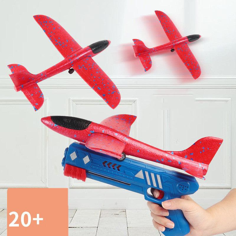 Kids' Foam Airplane Shooter Toy - The Walnut Wood