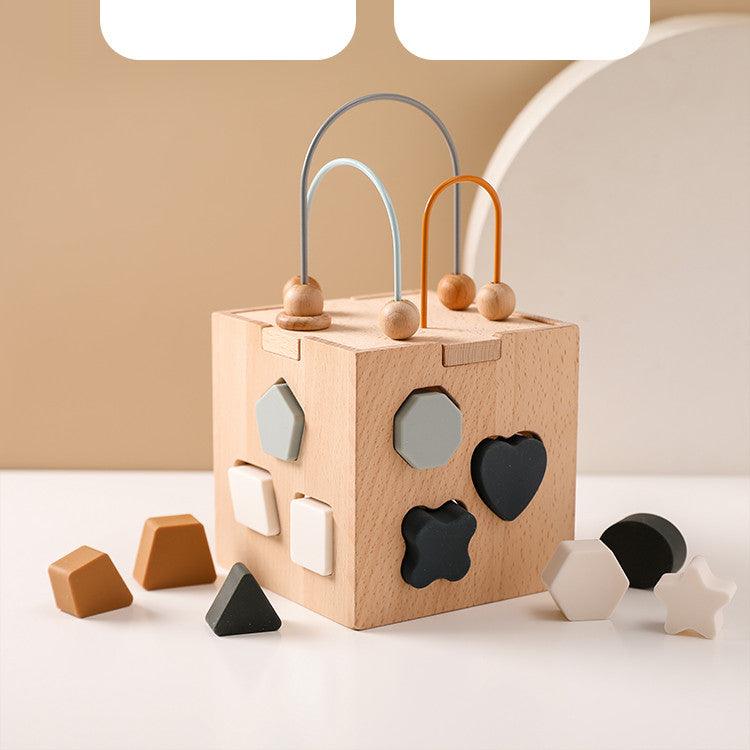 Geometric Play Box - The Walnut Wood