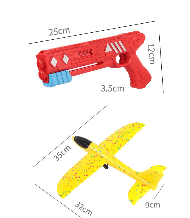 Kids' Foam Airplane Shooter Toy - The Walnut Wood