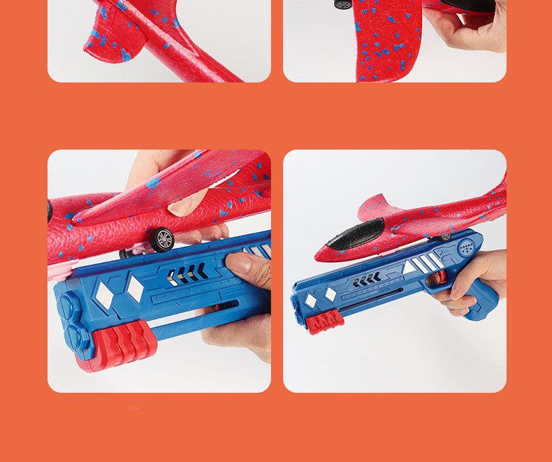 Kids' Foam Airplane Shooter Toy - The Walnut Wood