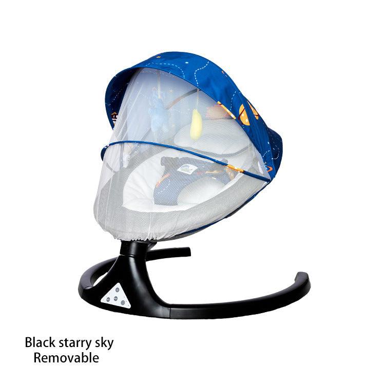 Adjustable Electric Baby Rocker - The Walnut Wood