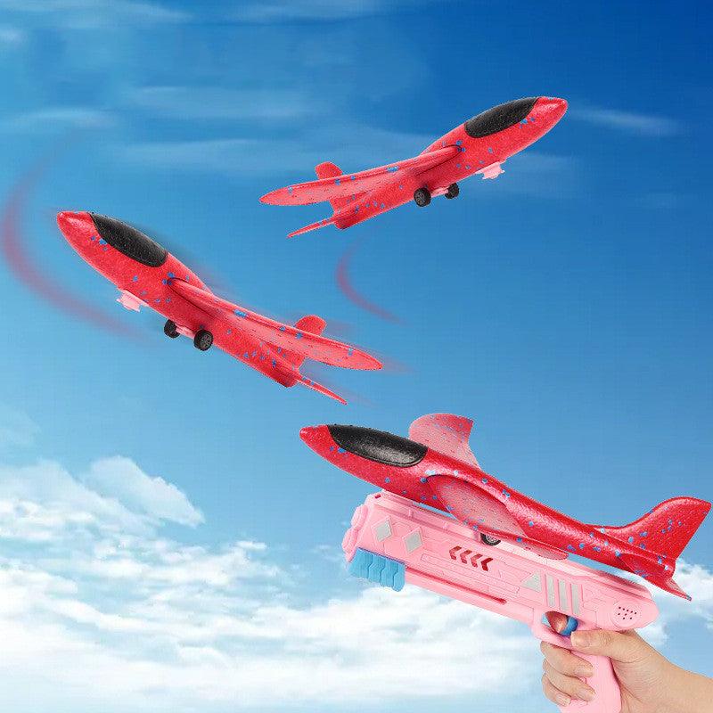 Kids' Foam Airplane Shooter Toy - The Walnut Wood