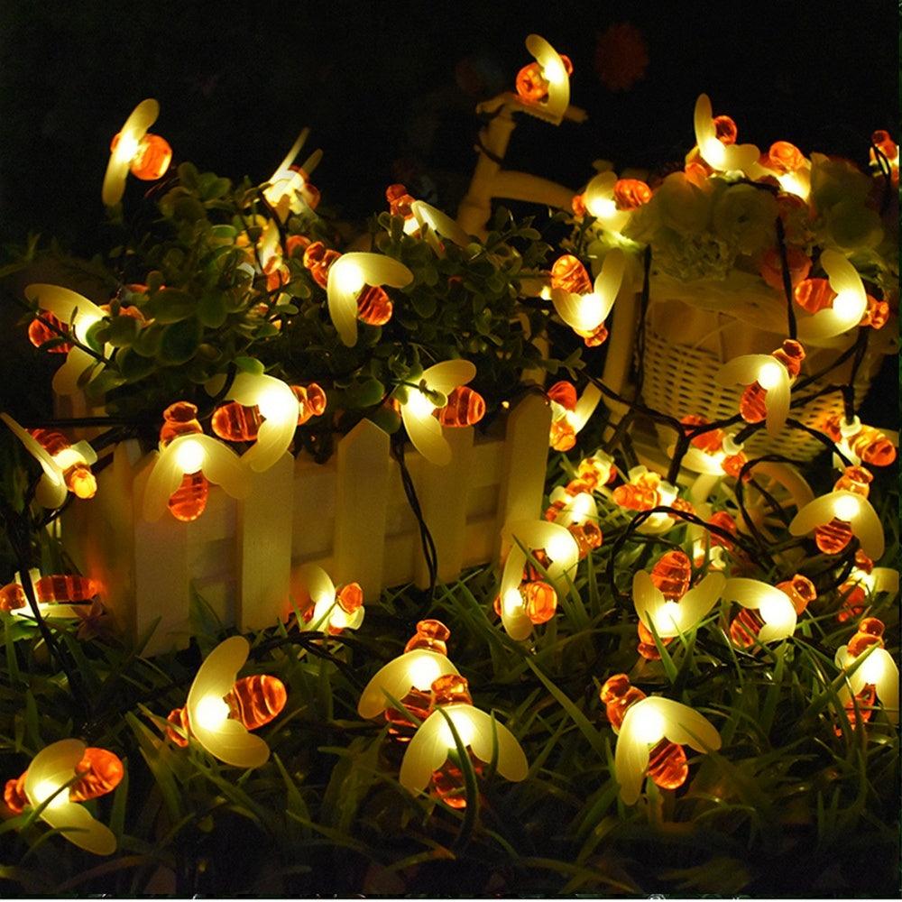 Outdoor Solar String Lamp - The Walnut Wood