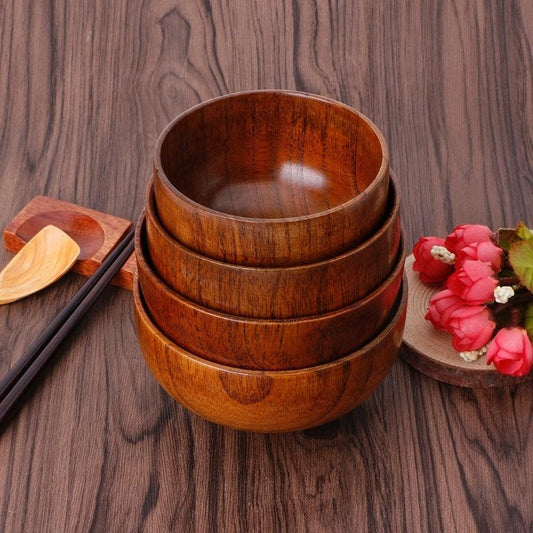 Wooden round bowl - The Walnut Wood