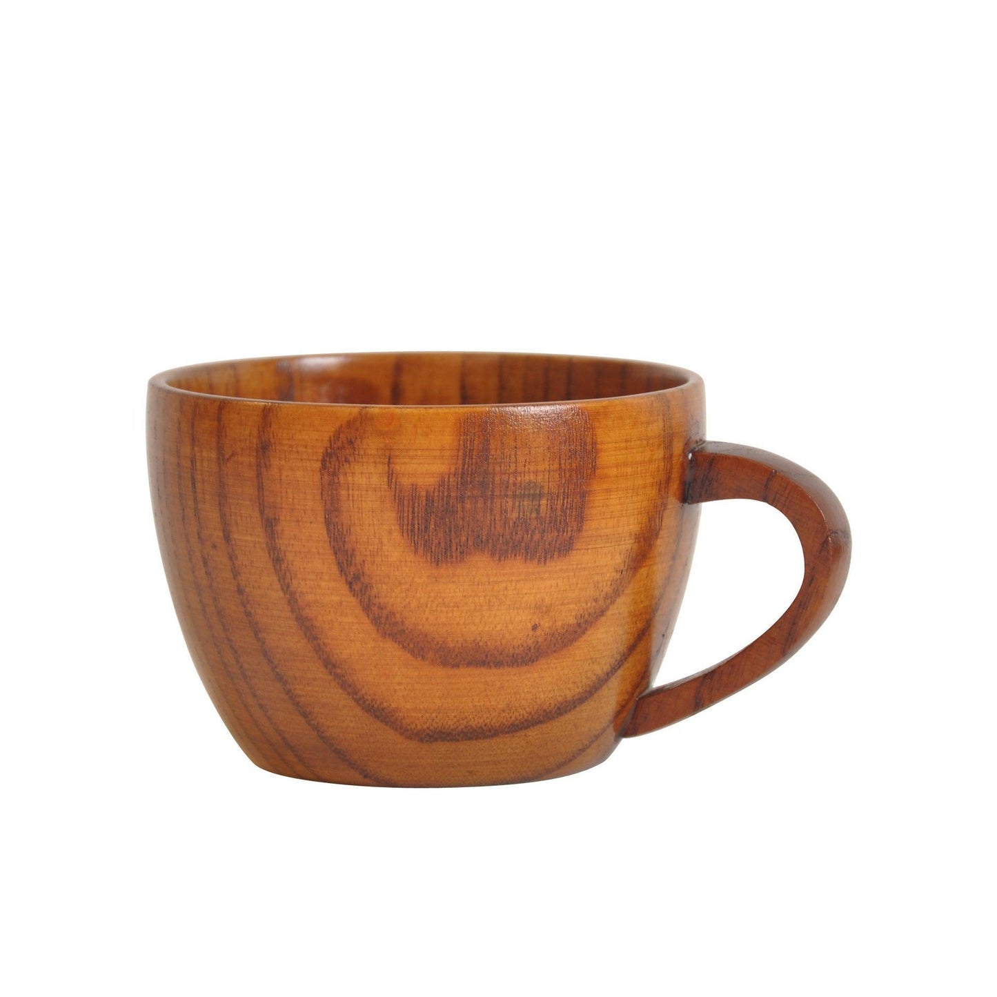 Jujube wooden flat bottom coffee cup - The Walnut Wood