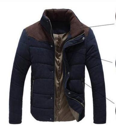Men's Warm and Stylish Casual Parka Jacket - The Walnut Wood