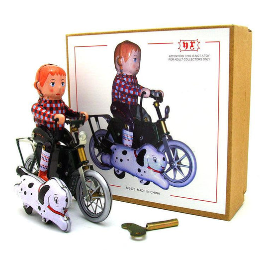 Kids walking dog iron toy - The Walnut Wood