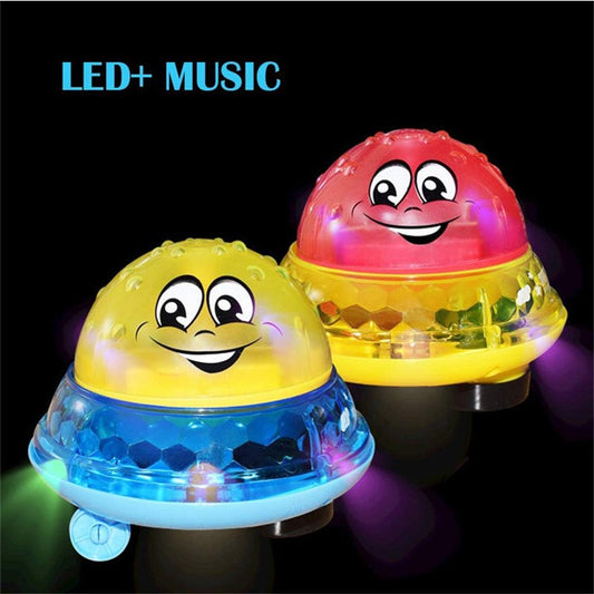 Spray Water Light-Up Rotating Shower Pool Toys for Kids - The Walnut Wood