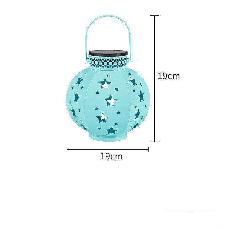 Solar Powered Night Light Courtyard - The Walnut Wood
