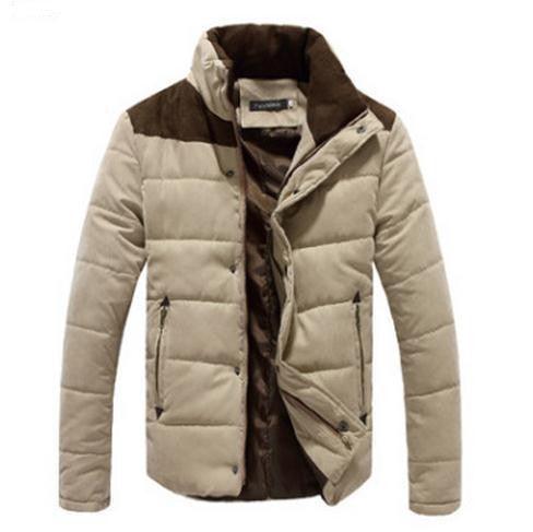 Men's Warm and Stylish Casual Parka Jacket - The Walnut Wood