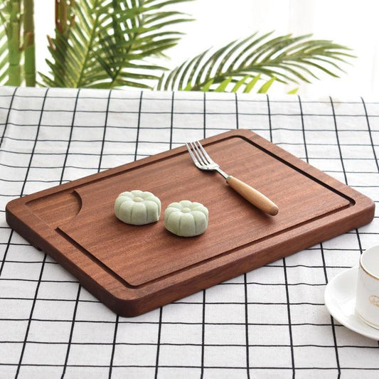 Wooden Steak and Pizza Serving Plate - The Walnut Wood
