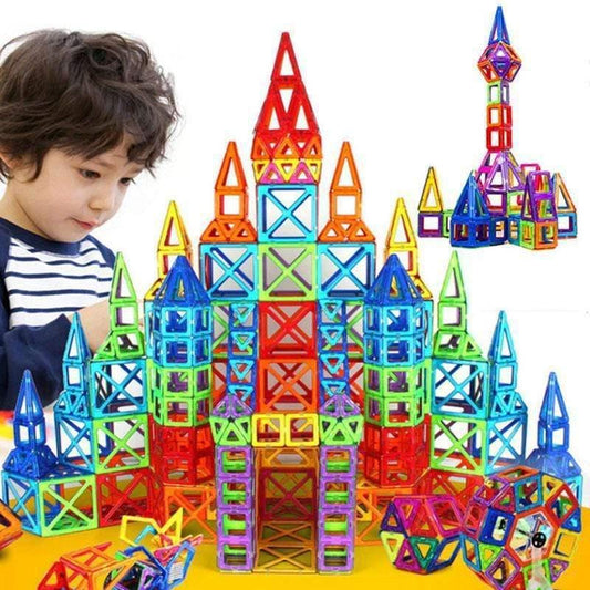 Magnetic Building Blocks Toys For Kids - The Walnut Wood