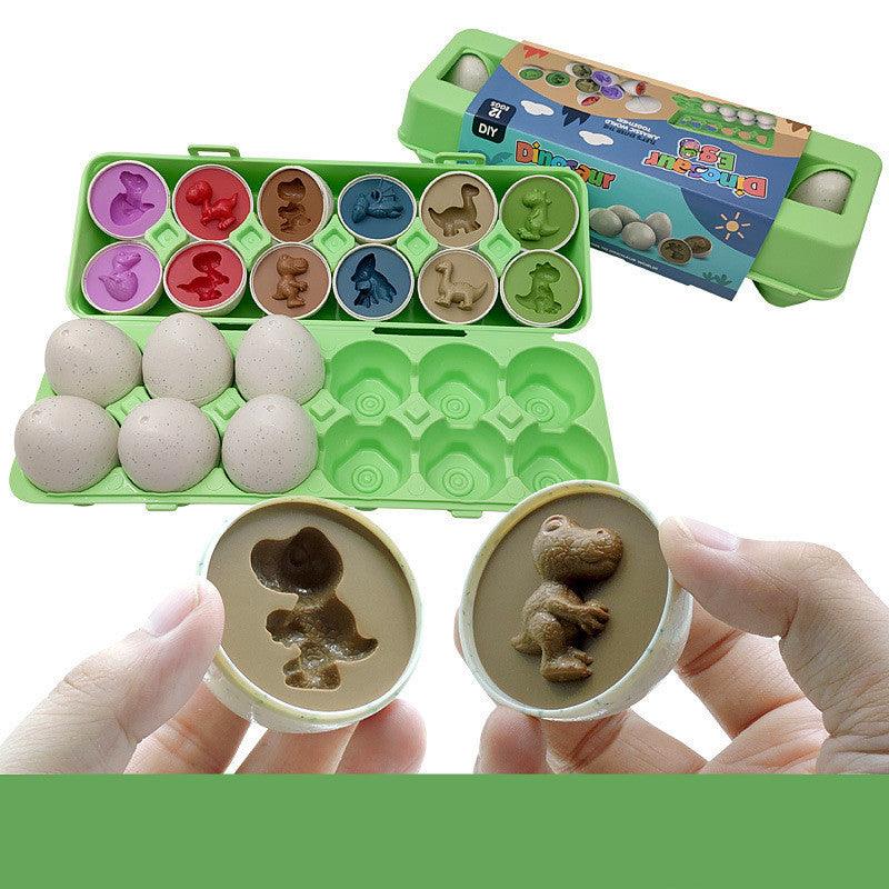 Educational Smart Egg Toy: Learn with Shape and Colours - The Walnut Wood