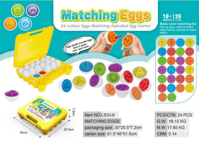 Educational Smart Egg Toy: Learn with Shape and Colours - The Walnut Wood