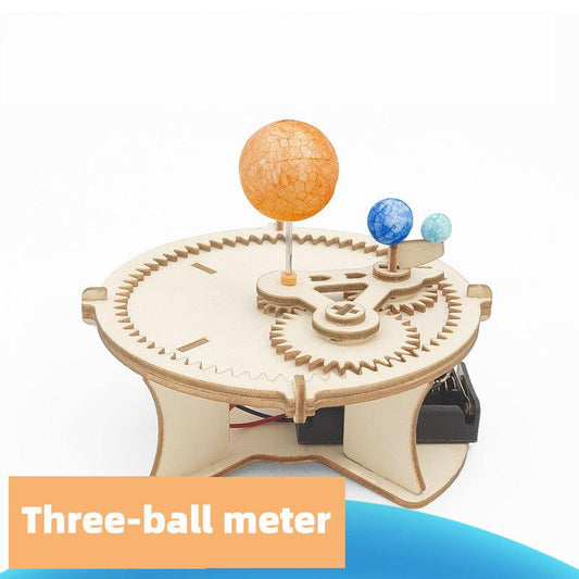 Wooden Solar System Toy - The Walnut Wood