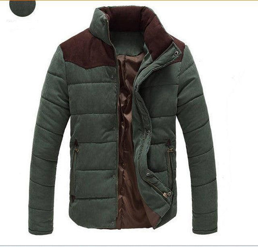 Men's Warm and Stylish Casual Parka Jacket - The Walnut Wood