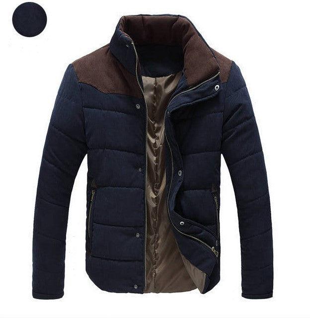 Men's Warm and Stylish Casual Parka Jacket - The Walnut Wood