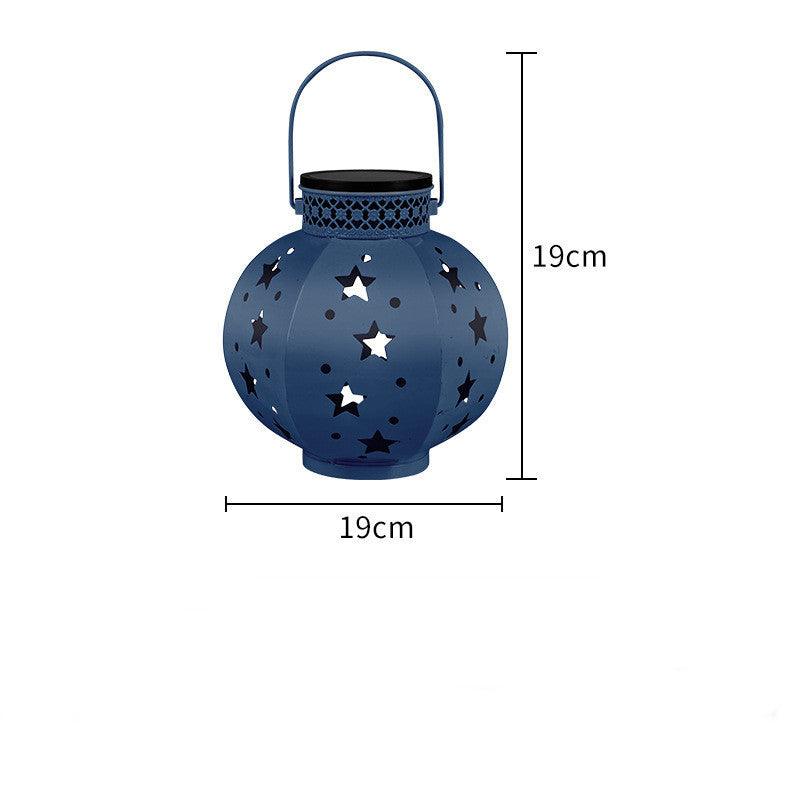 Solar Powered Night Light Courtyard - The Walnut Wood