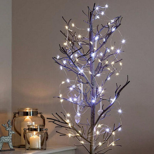LED Star Fairy Lights Battery - The Walnut Wood