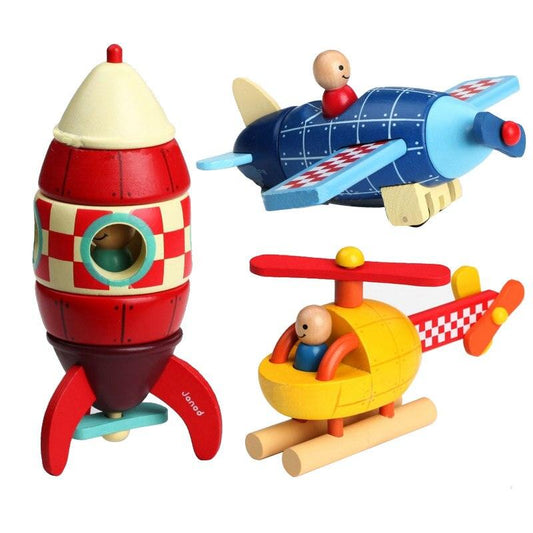 Wooden Assembly Toy - The Walnut Wood