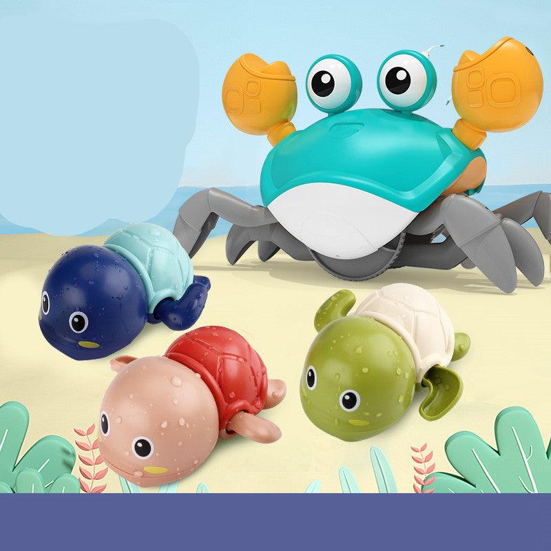 Electric Automatic Crab Toy - The Walnut Wood