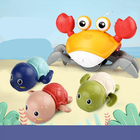 Electric Automatic Crab Toy - The Walnut Wood