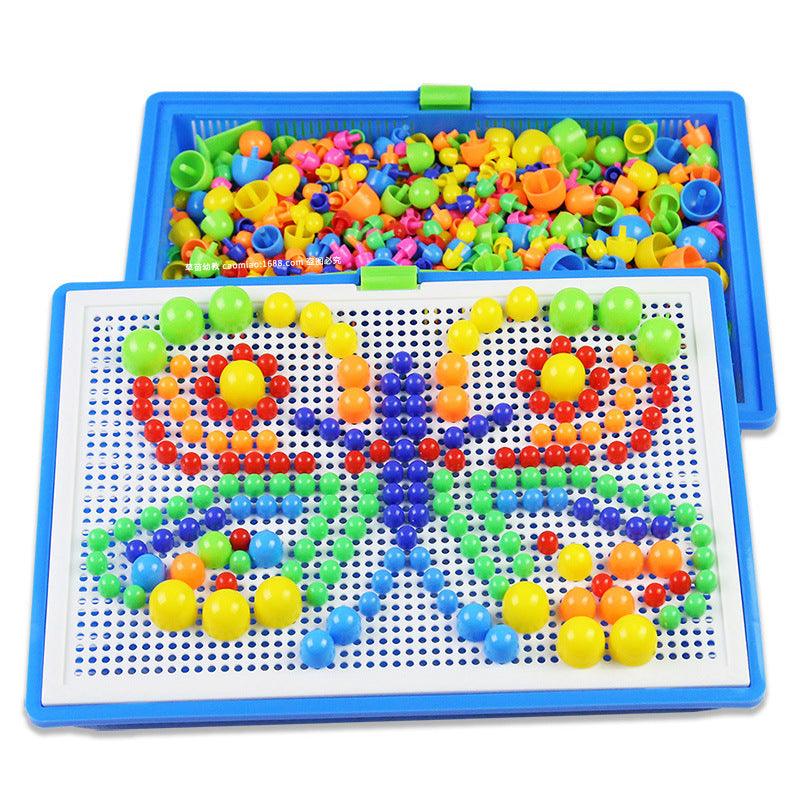 Puzzle Mushroom Ding Board Toy - The Walnut Wood