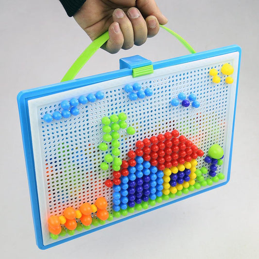 Puzzle Mushroom Ding Board Toy - The Walnut Wood