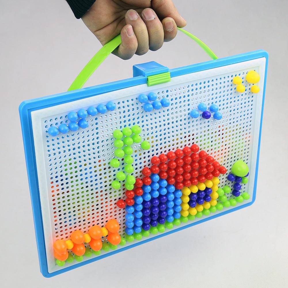 Puzzle Mushroom Ding Board Toy - The Walnut Wood