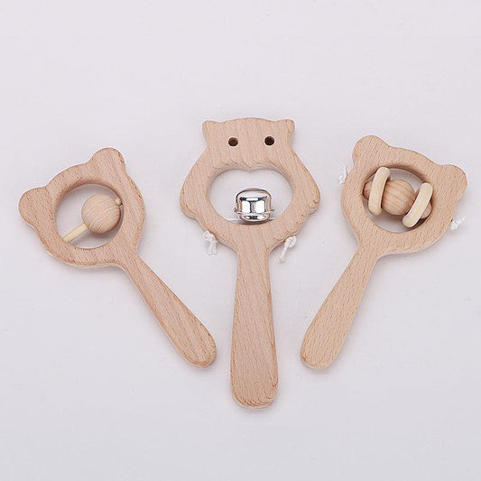 My Cute Bear Rattle - The Walnut Wood
