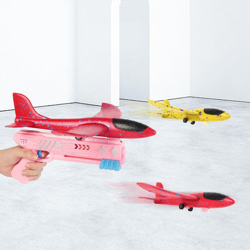 Kids' Foam Airplane Shooter Toy - The Walnut Wood
