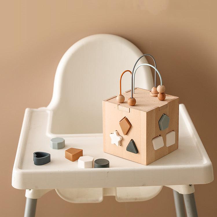 Geometric Play Box - The Walnut Wood