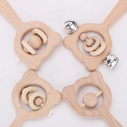 My Cute Bear Rattle - The Walnut Wood