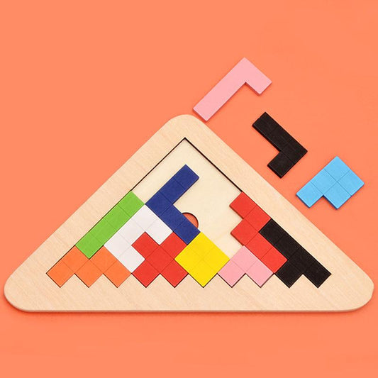 Tetris Block Set - The Walnut Wood