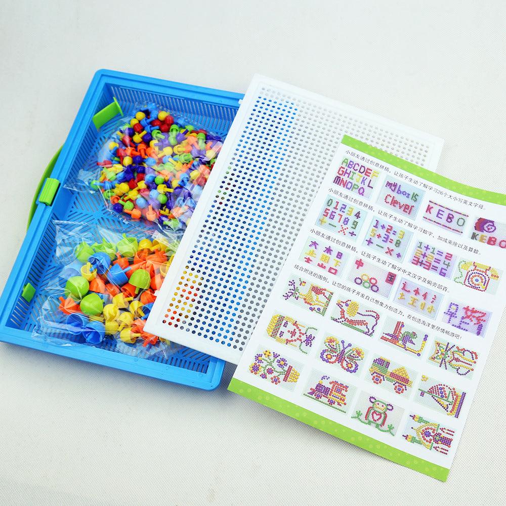 Puzzle Mushroom Ding Board Toy - The Walnut Wood