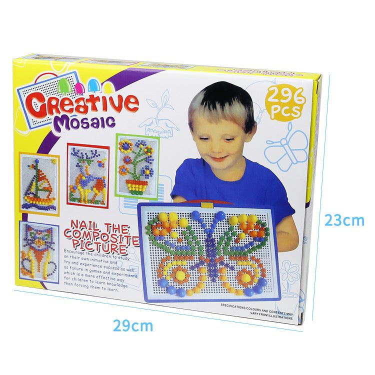 Puzzle Mushroom Ding Board Toy - The Walnut Wood