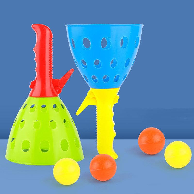 Outdoor Catapult Ball For Parent & child - The Walnut Wood