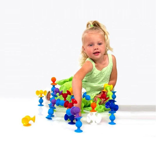 Silicone Suction Cup Puzzle Toy - The Walnut Wood